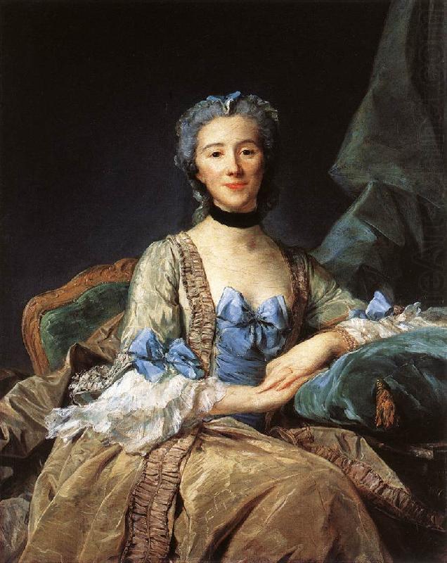PERRONNEAU, Jean-Baptiste Madame de Sorquainville af china oil painting image